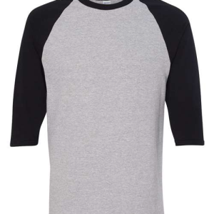 Heavy Cotton™ Raglan Three-Quarter Sleeve T-Shirt