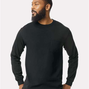 Ultra Cotton® Long Sleeve Pocket T-Shirt